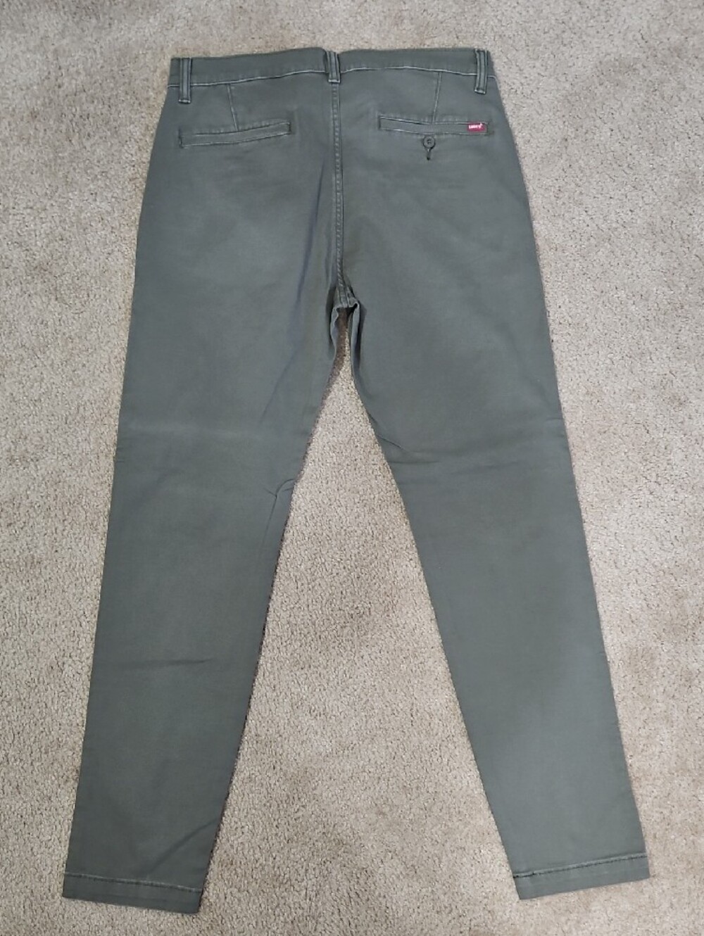 Levi's Olive Green XX Chino Pants 34x34 - Picture 2 of 5